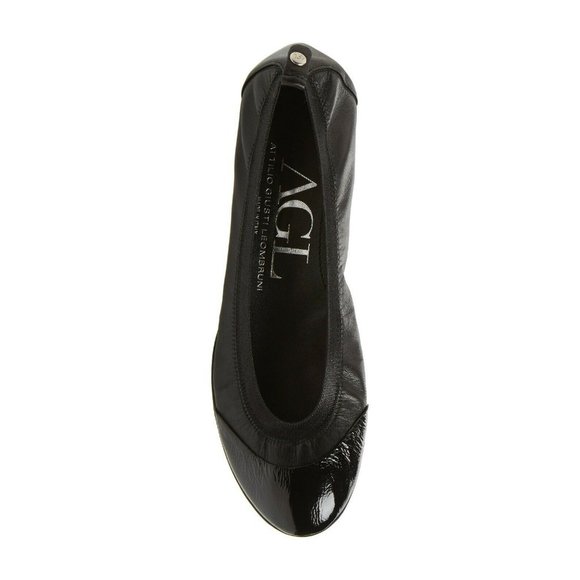 AGL Elasticized Topline Captoe Ballet Flat - Picture 3 of 9